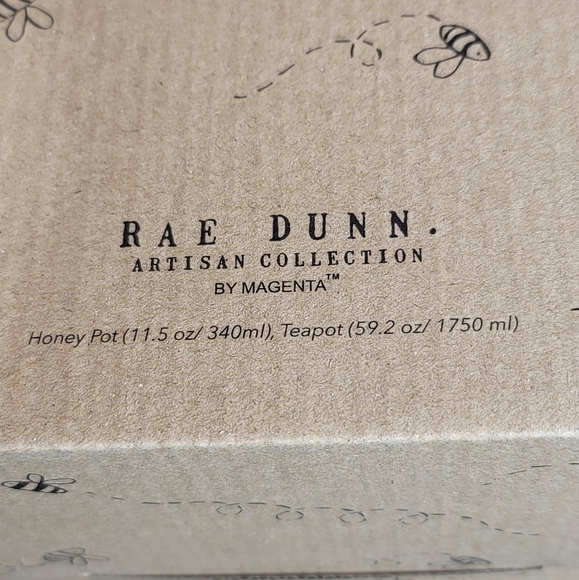 Rae Dunn Honey Pot & Teapot Set Queen bee ๐ - Picture 9 of 16
